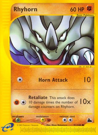 Rhyhorn 091/144 - Common