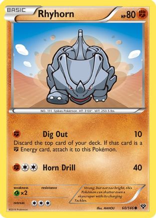 Rhyhorn 060/146 - Common