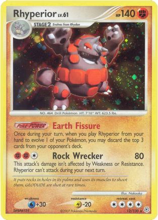 Rhyperior 012/130/130 - Holo Rare - Holofoil
