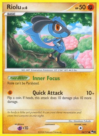 Riolu 016/17 - Common