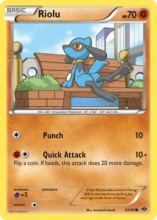Riolu 063/99/99 - Common
