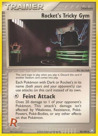 Rocket's Tricky Gym 090/109 - Uncommon