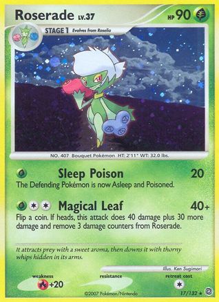 Roserade 017/132 - Holo Rare - Holofoil