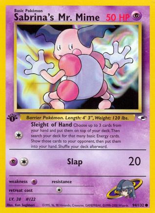 Sabrina's Mr. Mime 094/132/132 - Common - Unlimited