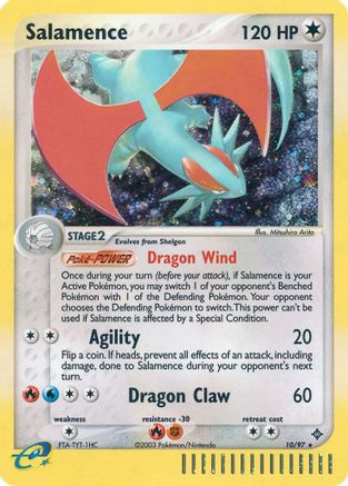 Salamence 010/097/97 - Holo Rare - Holofoil