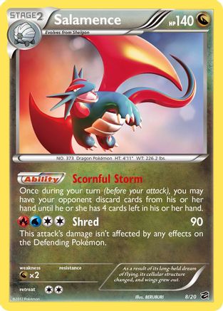 Salamence 008/20/20 - Holo Rare - Holofoil