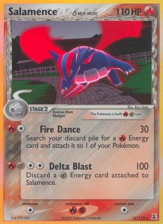 Salamence (Delta Species) 014/113/113 - Holo Rare - Holofoil