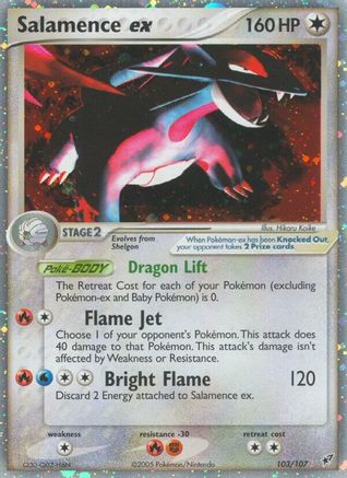 Salamence ex 103/107 - Ultra Rare - Holofoil