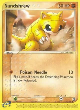 Sandshrew 075/100/100 - Common