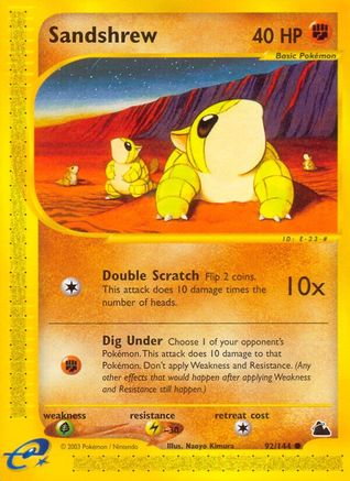 Sandshrew 092/144 - Common