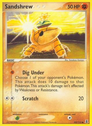 Sandshrew 082/113/113 - Common - Reverse Holofoil
