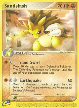 Sandslash 021/100/100 - Rare - Reverse Holofoil
