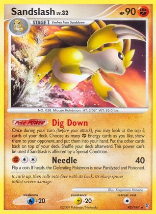 Sandslash 042/147 - Rare