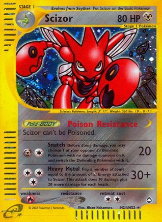 Scizor (H21) H21/147 - Holo Rare - Holofoil