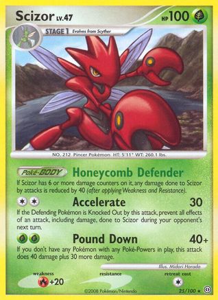 Scizor 025/100 - Rare