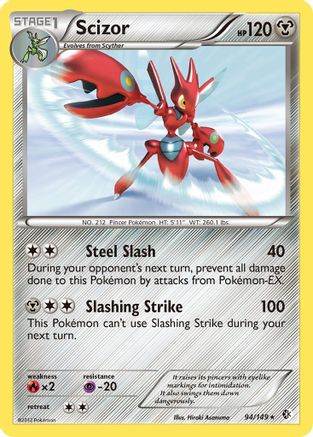 Scizor 094/149 - Holo Rare - Holofoil