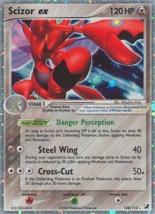 Scizor ex 108/115 - Ultra Rare - Holofoil