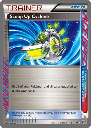 Scoop Up Cyclone 095/101 - Rare Ace - Holofoil