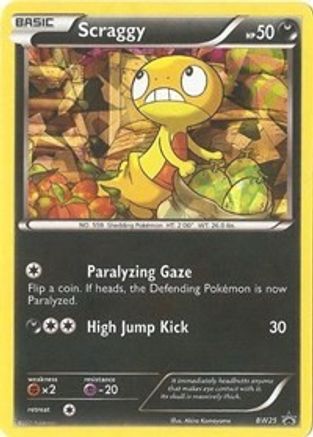 Scraggy BW25/101 - Promo - Holofoil