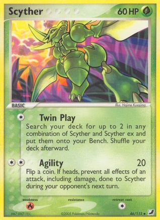 Scyther 046/115 - Uncommon - Reverse Holofoil