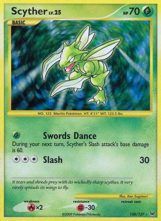 Scyther 130/127 - Secret Rare - Holofoil