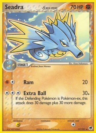 Seadra 037/101/101 - Uncommon - Reverse Holofoil