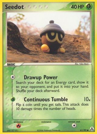 Seedot 061/92/92 - Common - Reverse Holofoil