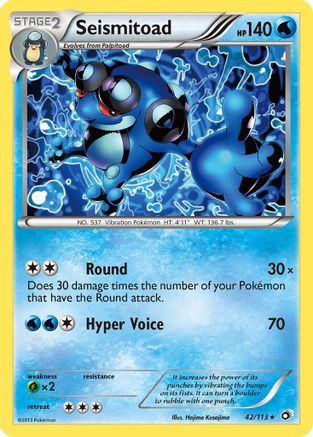 Seismitoad 042/113 - Rare