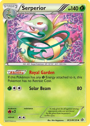 Serperior RC3/RC25/113 - Uncommon - Holofoil