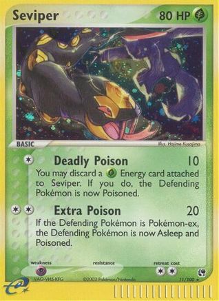 Seviper 011/100 - Holo Rare - Holofoil