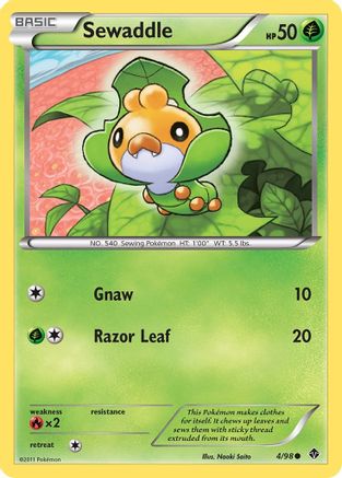 Sewaddle (4) 004/98 - Common