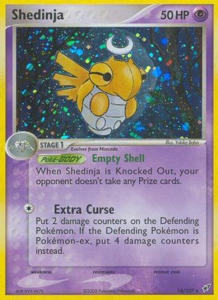 Shedinja 014/107 - Holo Rare - Holofoil