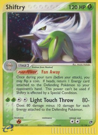 Shiftry 012/100/100 - Holo Rare - Holofoil