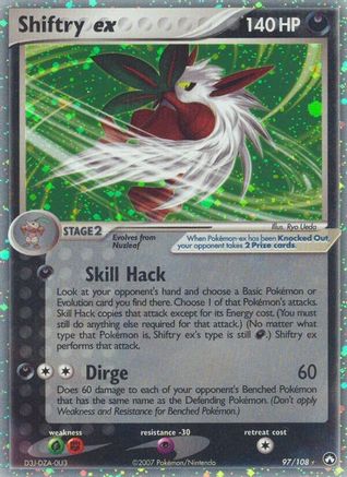 Shiftry ex 097/108 - Ultra Rare - Holofoil