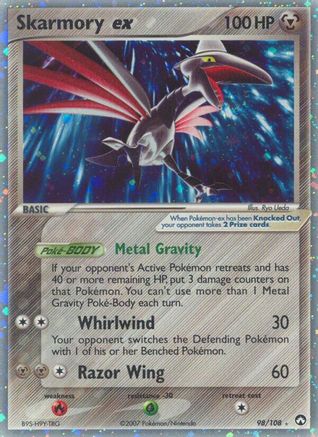 Skarmory ex 098/108 - Ultra Rare - Holofoil