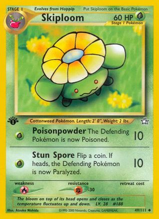 Skiploom 049/111/111 - Uncommon - 1st Edition