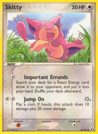 Skitty 064/92/92 - Common - Reverse Holofoil