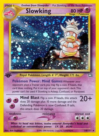 Slowking 014/111/111 - Holo Rare - Holofoil