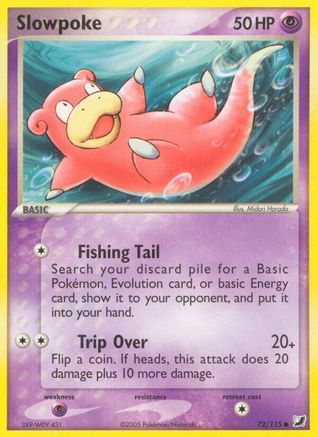 Slowpoke 072/115/115 - Common - Reverse Holofoil