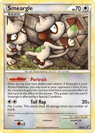 Smeargle 008/90/90 - Holo Rare - Holofoil