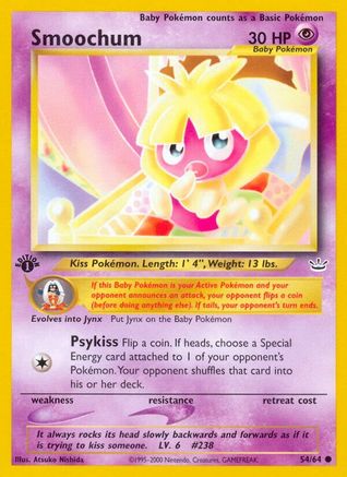 Smoochum 054/64/64 - Common - Unlimited