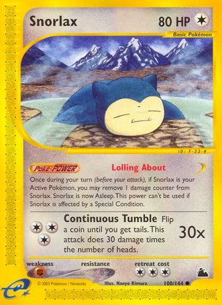 Snorlax 100/144 - Common