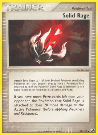 Solid Rage 092/115 - Uncommon - Reverse Holofoil