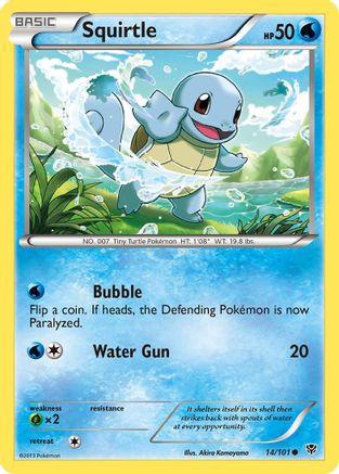 Squirtle 014/101/101 - Common
