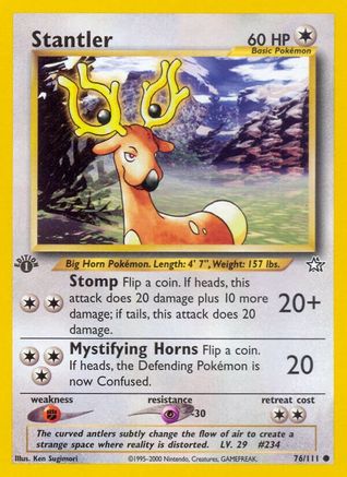 Stantler 076/111/111 - Common - 1st Edition
