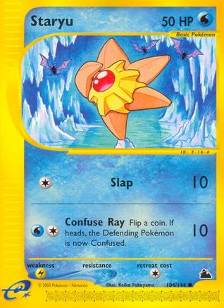 Staryu (104) 104/144 - Common - Reverse Holofoil