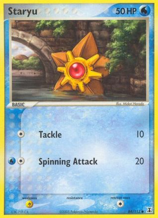 Staryu 084/113/113 - Common - Reverse Holofoil