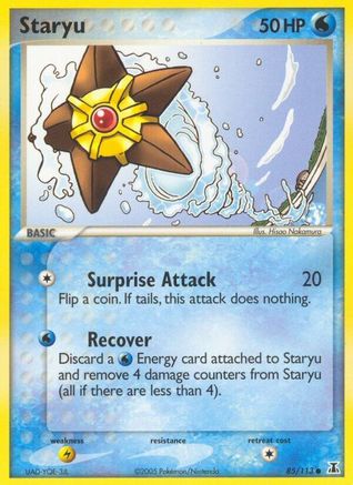 Staryu 085/113/113 - Common - Reverse Holofoil