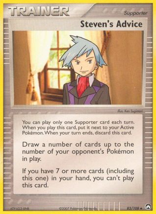 Steven's Advice 083/108/108 - Uncommon
