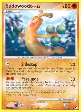 Sudowoodo 035/123 - Rare
